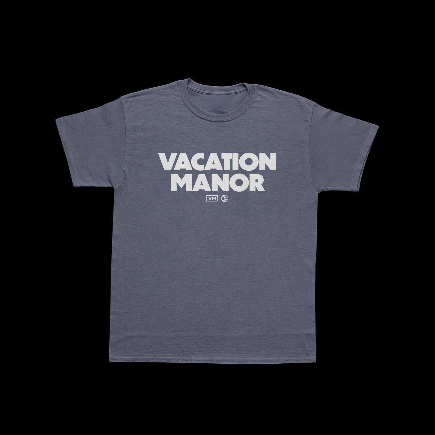 Vacation Manor Logo Tee (Blue / Denim)