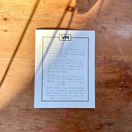 Handwritten Lyrics