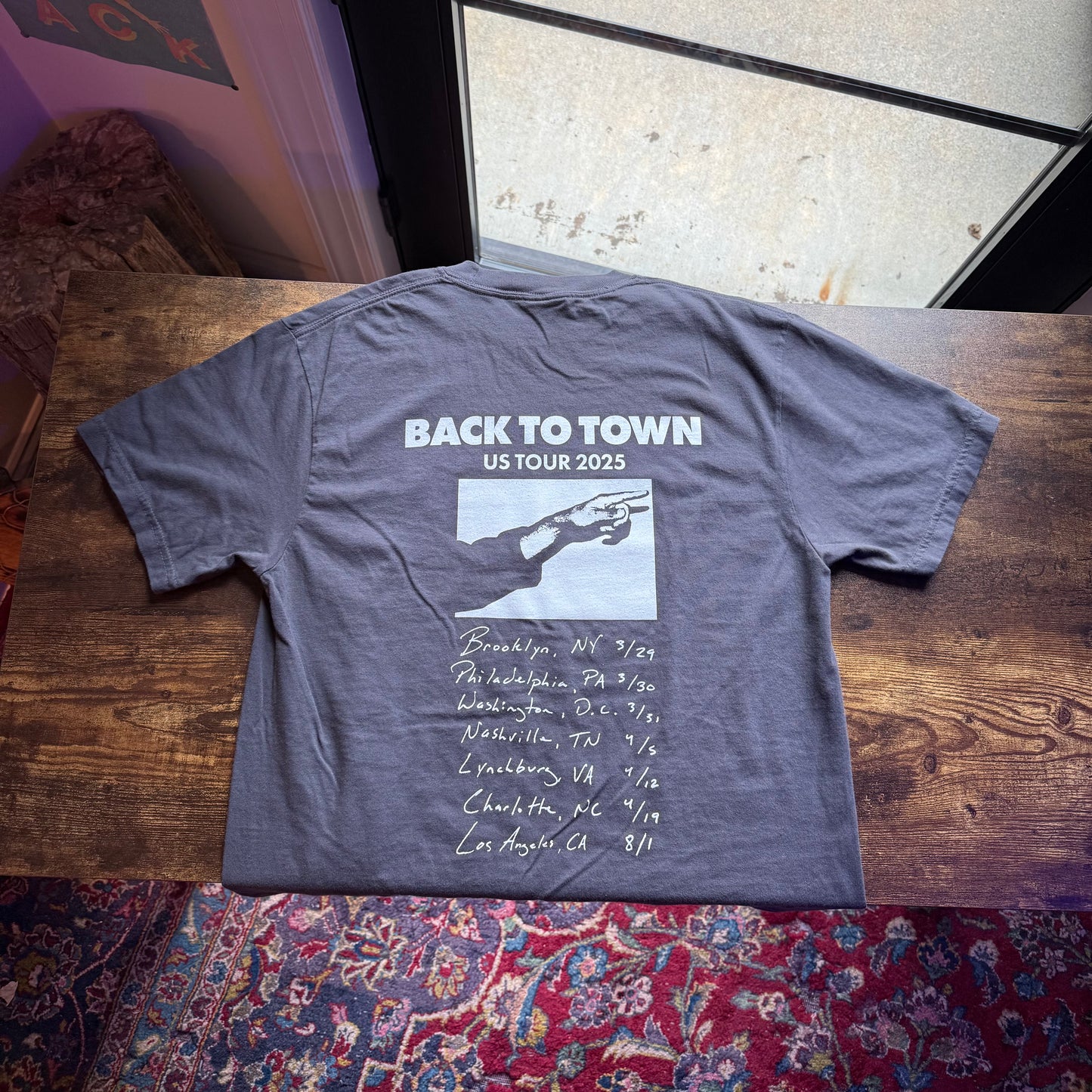Back To Town - Tour Tee