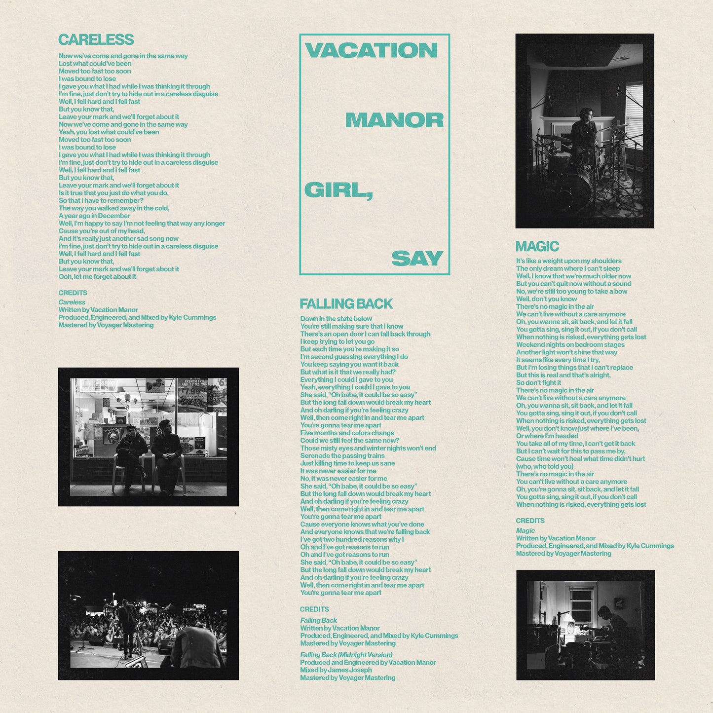 Bundle - Handwritten Lyrics + Vinyl